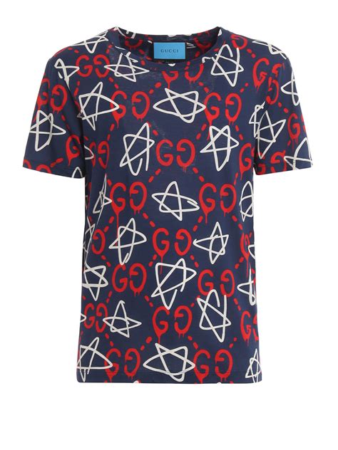 gucci all over print shirt